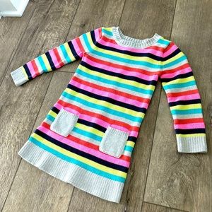 Girl Carter’s Sweater Striped Dress